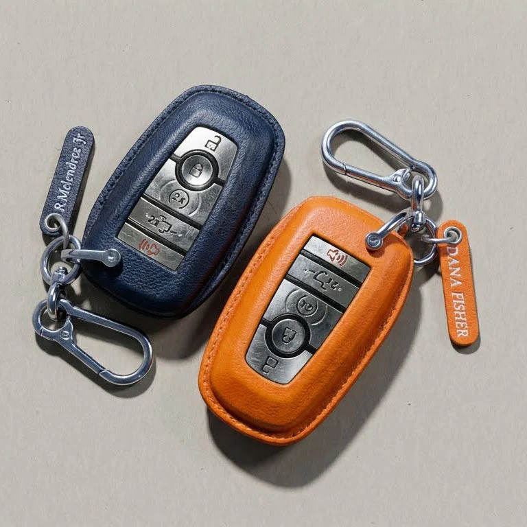 Leather Key Fob